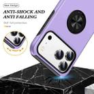 For iPhone 17 Pro Max PC + TPU Magnetic Phone Case with Invisible Ring Holder(Purple) - 3