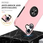 For iPhone 17 PC + TPU Magnetic Phone Case with Invisible Ring Holder(Rose Gold) - 3