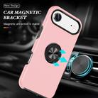 For iPhone 17 Air PC + TPU Magnetic Phone Case with Invisible Ring Holder(Rose Gold) - 2