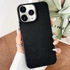 For iPhone 11 Pro Leather Texture TPU Full Coverage Phone Case(Black) - 1