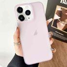 For iPhone 11 Pro Max Frosted Translucent TPU Full Coverage Phone Case(Pink) - 1