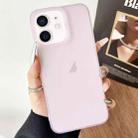 For iPhone 11 Frosted Translucent TPU Full Coverage Phone Case(Pink) - 1