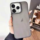 For iPhone 11 Pro Frosted Translucent TPU Full Coverage Phone Case(Black) - 1