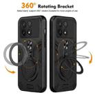 For Xiaomi Poco X6 Pro 5G Metal Ring 360 Degree Rotating Holder PC Hybrid TPU Phone Case(Black) - 2