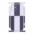 For iPhone 12 Color Matching All-inclusive PET Phone Decal Adhesive Sticker(Dark Light Purple) - 2