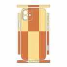 For iPhone 12 Color Matching All-inclusive PET Phone Decal Adhesive Sticker(Orange Yellow) - 2