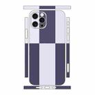 For iPhone 12 Pro Color Matching All-inclusive PET Phone Decal Adhesive Sticker(Dark Light Purple) - 1