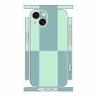 For iPhone 13 Color Matching All-inclusive PET Phone Decal Adhesive Sticker(Blue Cyan) - 1