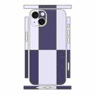 For iPhone 13 mini Color Matching All-inclusive PET Phone Decal Adhesive Sticker(Dark Light Purple) - 1