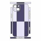 For iPhone 13 mini Color Matching All-inclusive PET Phone Decal Adhesive Sticker(Dark Light Purple) - 2