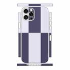 For iPhone 13 Pro Color Matching All-inclusive PET Phone Decal Adhesive Sticker(Dark Light Purple) - 1