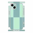 For iPhone 14 Color Matching All-inclusive PET Phone Decal Adhesive Sticker(Blue Cyan) - 1