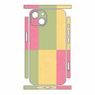 For iPhone 14 Color Matching All-inclusive PET Phone Decal Adhesive Sticker(Green Yellow) - 2