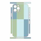 For iPhone 15 Pro Max Color Matching All-inclusive PET Phone Decal Adhesive Sticker(Green Blue) - 2