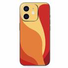 For iPhone 12 All-inclusive PET Phone Decal Adhesive Sticker(Orange Yellow) - 1