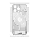 For iPhone 12 mini All-inclusive PET Phone Decal Adhesive Sticker(White) - 2