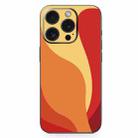 For iPhone 12 Pro All-inclusive PET Phone Decal Adhesive Sticker(Orange Yellow) - 1