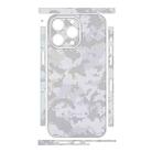 For iPhone 13 All-inclusive PET Phone Decal Adhesive Sticker(Mosaic White) - 2