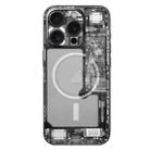 For iPhone 13 Pro All-inclusive PET Phone Decal Adhesive Sticker(Circuit Black) - 1