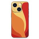 For iPhone 15 All-inclusive PET Phone Decal Adhesive Sticker(Orange Yellow) - 1