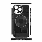 For iPhone 15 All-inclusive PET Phone Decal Adhesive Sticker(Black) - 2