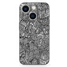 For iPhone 15 Plus All-inclusive PET Phone Decal Adhesive Sticker(Architecture) - 1