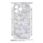 For iPhone 15 Pro All-inclusive PET Phone Decal Adhesive Sticker(Mosaic White) - 2