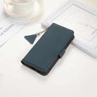 For Samsung Galaxy A06 4G Side-Magnetic TJ Genuine Leather RFID Phone Case(Green) - 2