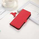 For Samsung Galaxy M35 Side-Magnetic TJ Genuine Leather RFID Phone Case(Red) - 2