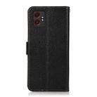 For Samsung Galaxy XCover7 Pro KHAZNEH Side-Magnetic Litchi Genuine Leather RFID Phone Case(Black) - 3