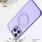 For iPhone 16 Pro Max Wing Series MagSafe Magnetic Ring Holder Phone Case(Light Purple) - 3