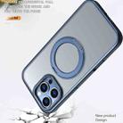 For iPhone 16 Pro Max Wing Series MagSafe Magnetic Ring Holder Phone Case(Blue) - 3