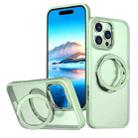 For iPhone 16 Pro Max Wing Series MagSafe Magnetic Ring Holder Phone Case(Avocado Green) - 1