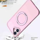 For iPhone 16 Plus Wing Series MagSafe Magnetic Ring Holder Phone Case(Pink) - 3