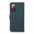 For Samsung Galaxy M35 KHAZNEH Custer Genuine Leather RFID Phone Case(Green) - 3