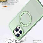 For iPhone 15 Pro Max Wing Series MagSafe Magnetic Ring Holder Phone Case(Avocado Green) - 3