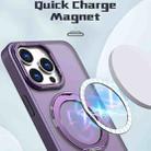 For iPhone 15 Pro Max Wing Series MagSafe Magnetic Ring Holder Phone Case(Dark Purple) - 2