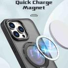 For iPhone 15 Pro Wing Series MagSafe Magnetic Ring Holder Phone Case(Black) - 2