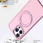 For iPhone 15 Pro Wing Series MagSafe Magnetic Ring Holder Phone Case(Pink) - 3