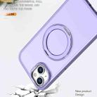 For iPhone 15 Wing Series MagSafe Magnetic Ring Holder Phone Case(Light Purple) - 3