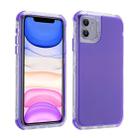 For iPhone 12 mini 3 In 1 Dreamland PC + TPU Solid Color Transparent Border Protective Case(Purple) - 1