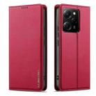 For Xiaomi Poco X5 LC.IMEEKE L1 Series Frosted Fine Texture PU Phone Case(Red) - 2