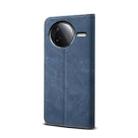 For Redmi K80 Denim Texture Casual Style Horizontal Flip Leather Case(Blue) - 3