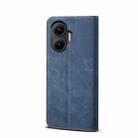 For Redmi Turbo 4 Pro Denim Texture Casual Style Horizontal Flip Leather Case(Blue) - 3