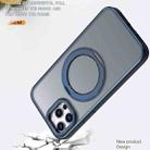 For iPhone 13 Pro Max Wing Series MagSafe Magnetic Ring Holder Phone Case(Blue) - 3