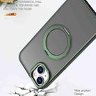 For iPhone 13 Wing Series MagSafe Magnetic Ring Holder Phone Case(Green) - 3