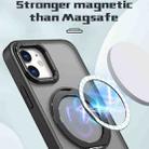 For iPhone 12 Wing Series MagSafe Magnetic Ring Holder Phone Case(Black) - 2