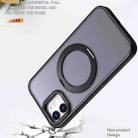 For iPhone 12 Wing Series MagSafe Magnetic Ring Holder Phone Case(Black) - 3