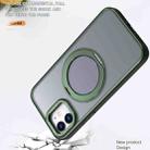 For iPhone 12 Wing Series MagSafe Magnetic Ring Holder Phone Case(Green) - 3