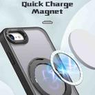 For iPhone SE 2022 / 2020 / 8 / 7 Wing Series MagSafe Magnetic Ring Holder Phone Case(Black) - 2
